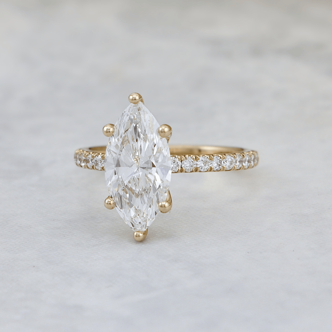 Bague solitaire Marquise diamants 2.25 ctw Mathieu Blanchard Bagues Bague solitaire Marquise diamants 2.25 ctw | Mathieu Blanchard Mathieu Blanchard Joaillerie