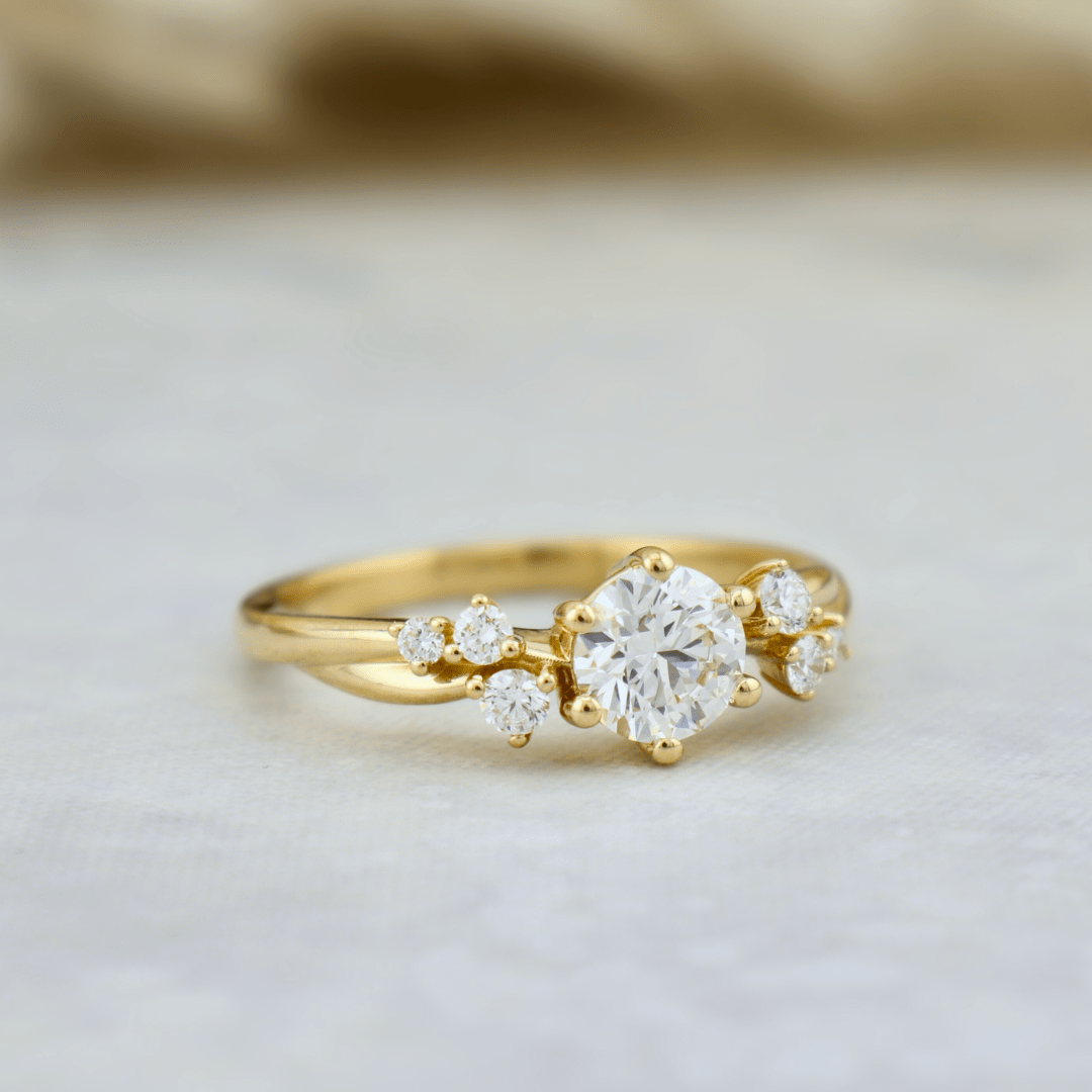 Bague solitaire Torsade et diamant 0,55 ct Mathieu Blanchard Bagues Bague de fiançailles Torsade en diamants | Mathieu Blanchard Mathieu Blanchard Joaillerie