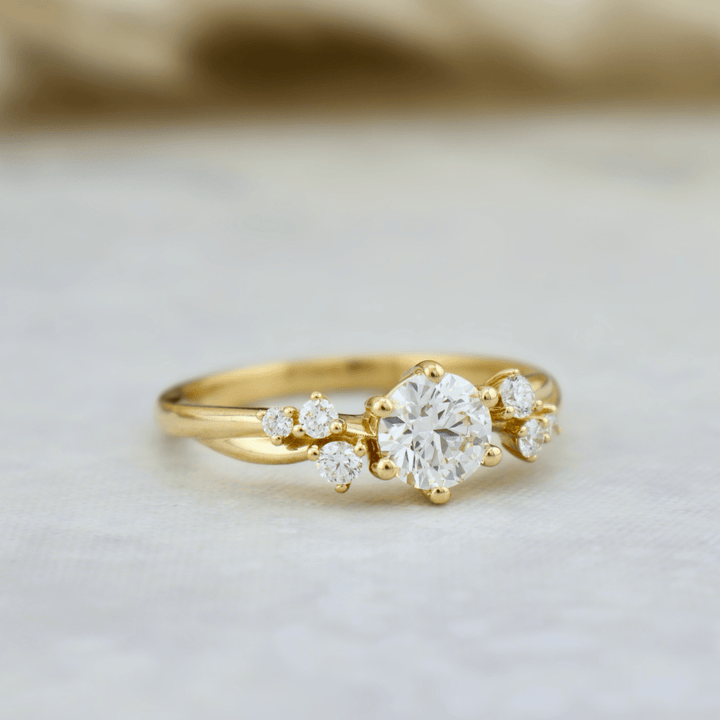 Bague solitaire Torsade et diamant 0,55 ct Mathieu Blanchard Bagues Bague de fiançailles Torsade en diamants | Mathieu Blanchard Mathieu Blanchard Joaillerie