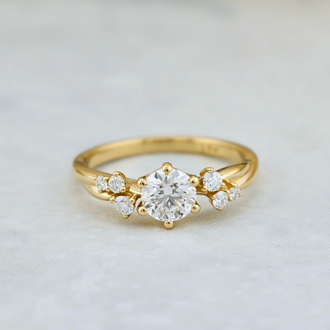 Bague solitaire Torsade et diamant 0,55 ct Mathieu Blanchard Bagues Bague de fiançailles Torsade en diamants | Mathieu Blanchard Mathieu Blanchard Joaillerie