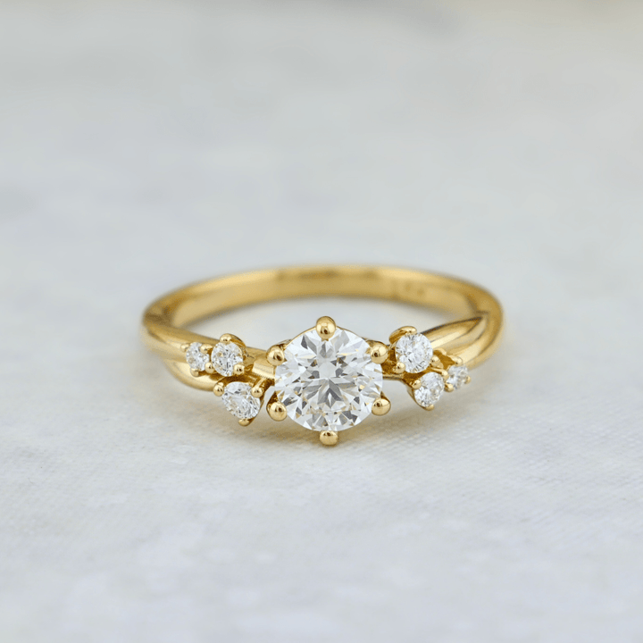 Bague solitaire Torsade et diamant 0,55 ct Mathieu Blanchard Bagues Bague de fiançailles Torsade en diamants | Mathieu Blanchard Mathieu Blanchard Joaillerie