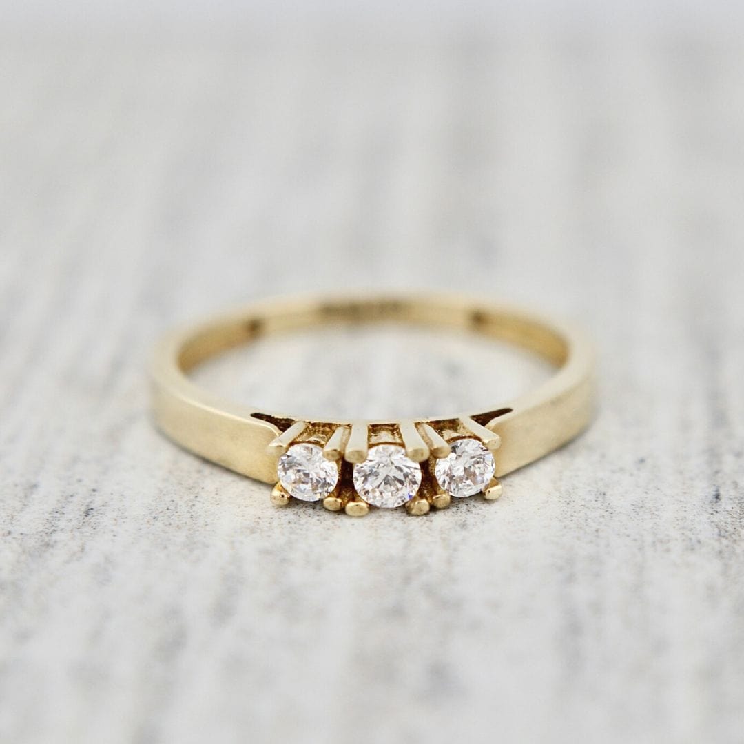 RPM Bagues Bague Trois Pierres en or 10K