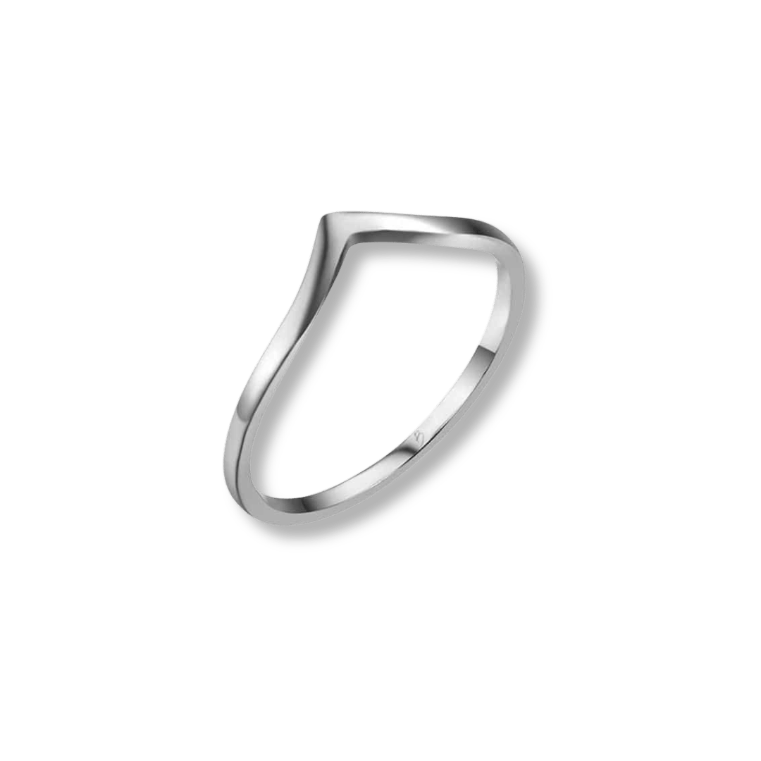 Mathieu Blanchard Bagues Bague V unie en acier