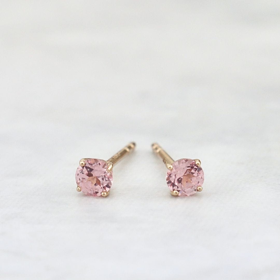 Mathieu Blanchard Boucles d'oreilles Boucles d'oreilles Classiques en or jaune 14K et saphirs