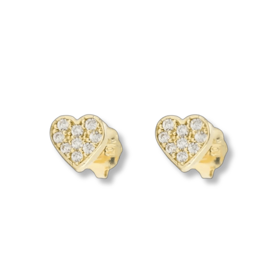 - Boucles d'oreilles Boucles d'oreilles Coeurs en or 10K