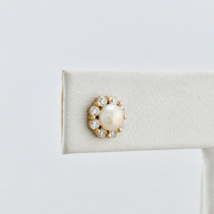 Sterling silver pearl earrings