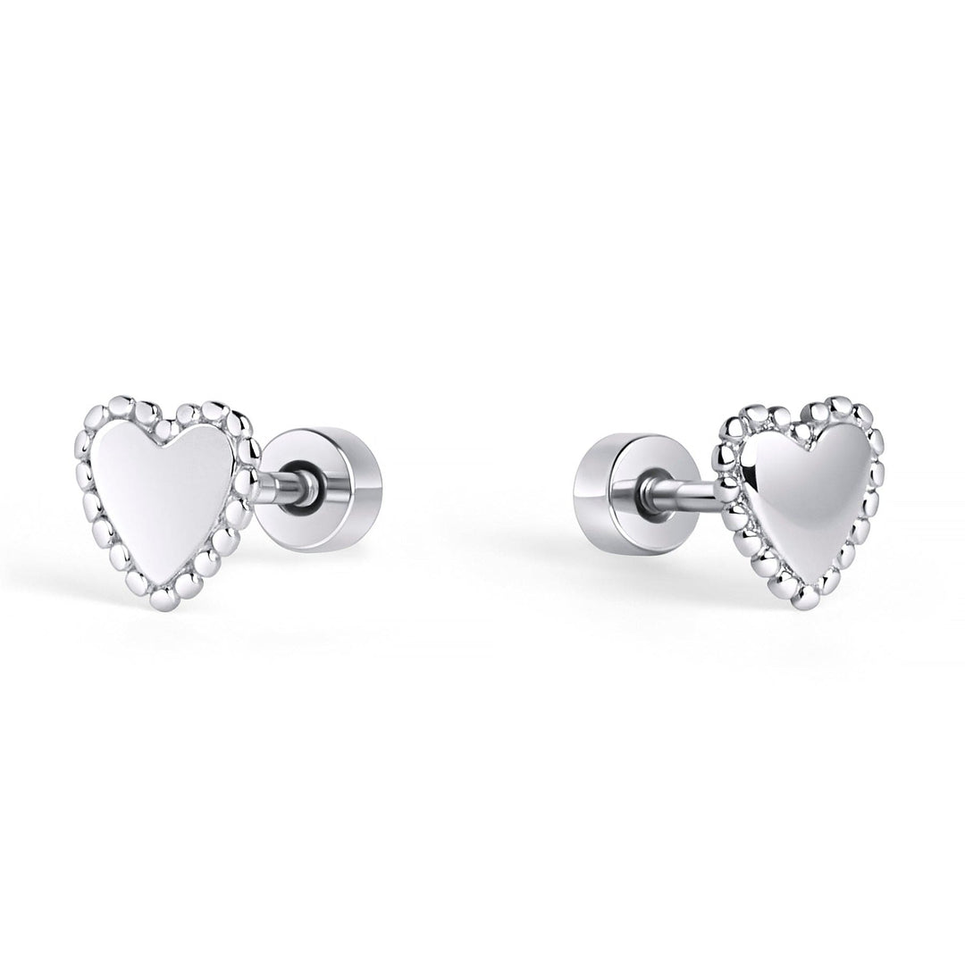 Mia Bijoux Boucles d'oreilles Argent Boucles d'oreilles Sagrada en acier
