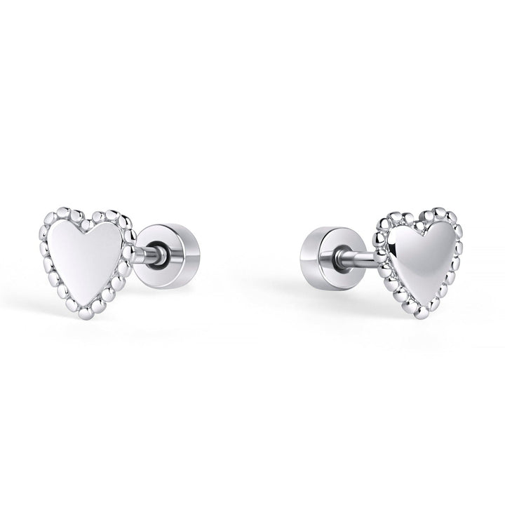 Mia Bijoux Boucles d'oreilles Argent Boucles d'oreilles Sagrada en acier