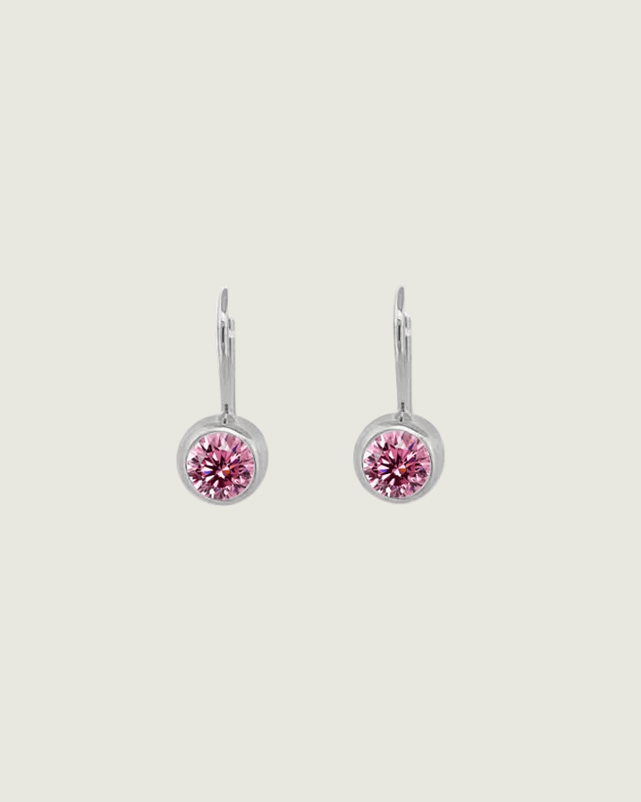 Boucles d'oreilles spécial édition en argent sterling Jean Bastien Argent / Argent sterling BO13-rose Boucles d'oreilles en argent sterling | Jean Bastien Joaillier Mathieu Blanchard Joaillerie