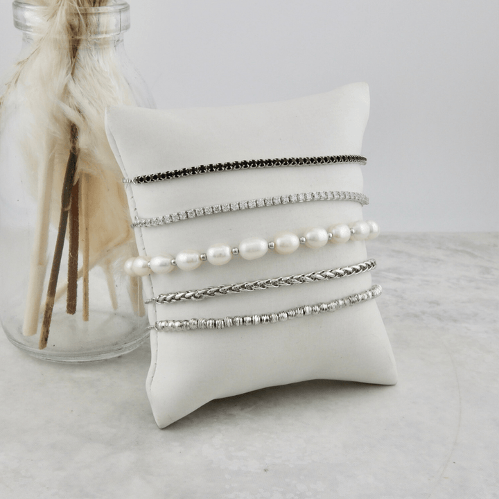 Bracelet Blé en argent sterling Mathieu Blanchard Argent / Argent sterling PBRAM12852S Bracelet 3mm blé en argent 925 ajustable | Mathieu Blanchard  Mathieu Blanchard Joaillerie