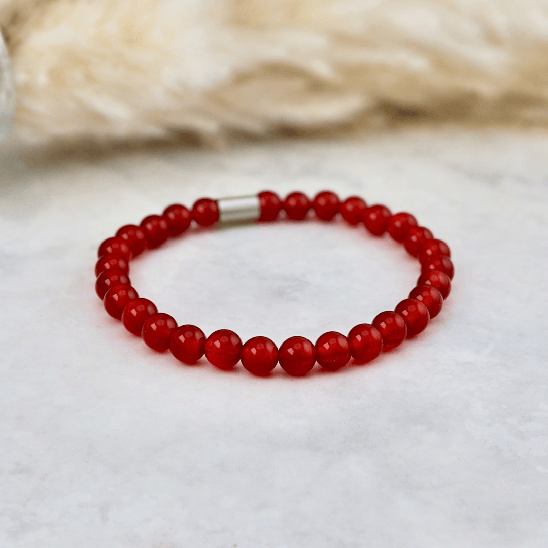 Bracelet Camelian en acier inoxydable Mathieu Blanchard Acier inoxydable PBRM17378S Bracelet Camelian 6mm | Mathieu Blanchard Joaillerie Mathieu Blanchard Joaillerie