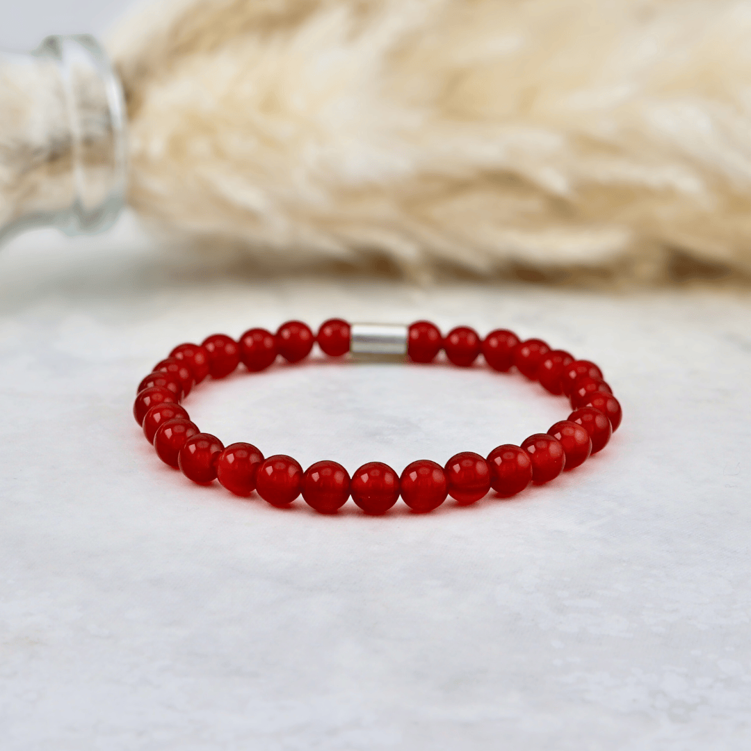 Bracelet Camelian en acier inoxydable Mathieu Blanchard Acier inoxydable PBRM17378S Bracelet Camelian 6mm | Mathieu Blanchard Joaillerie Mathieu Blanchard Joaillerie