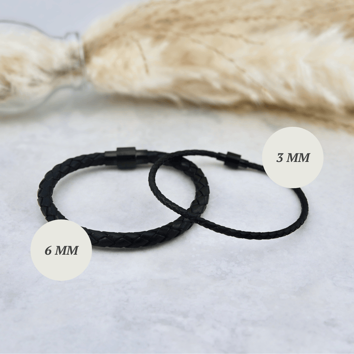 Mathieu Blanchard Bracelets Bracelet Classique en cuir et acier