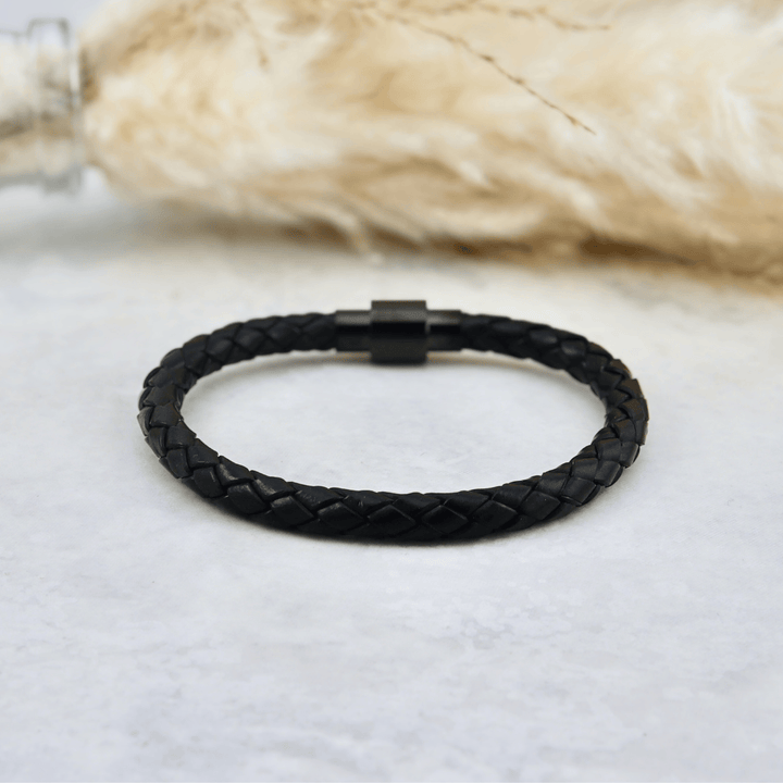 Mathieu Blanchard Bracelets Bracelet Classique en cuir et acier