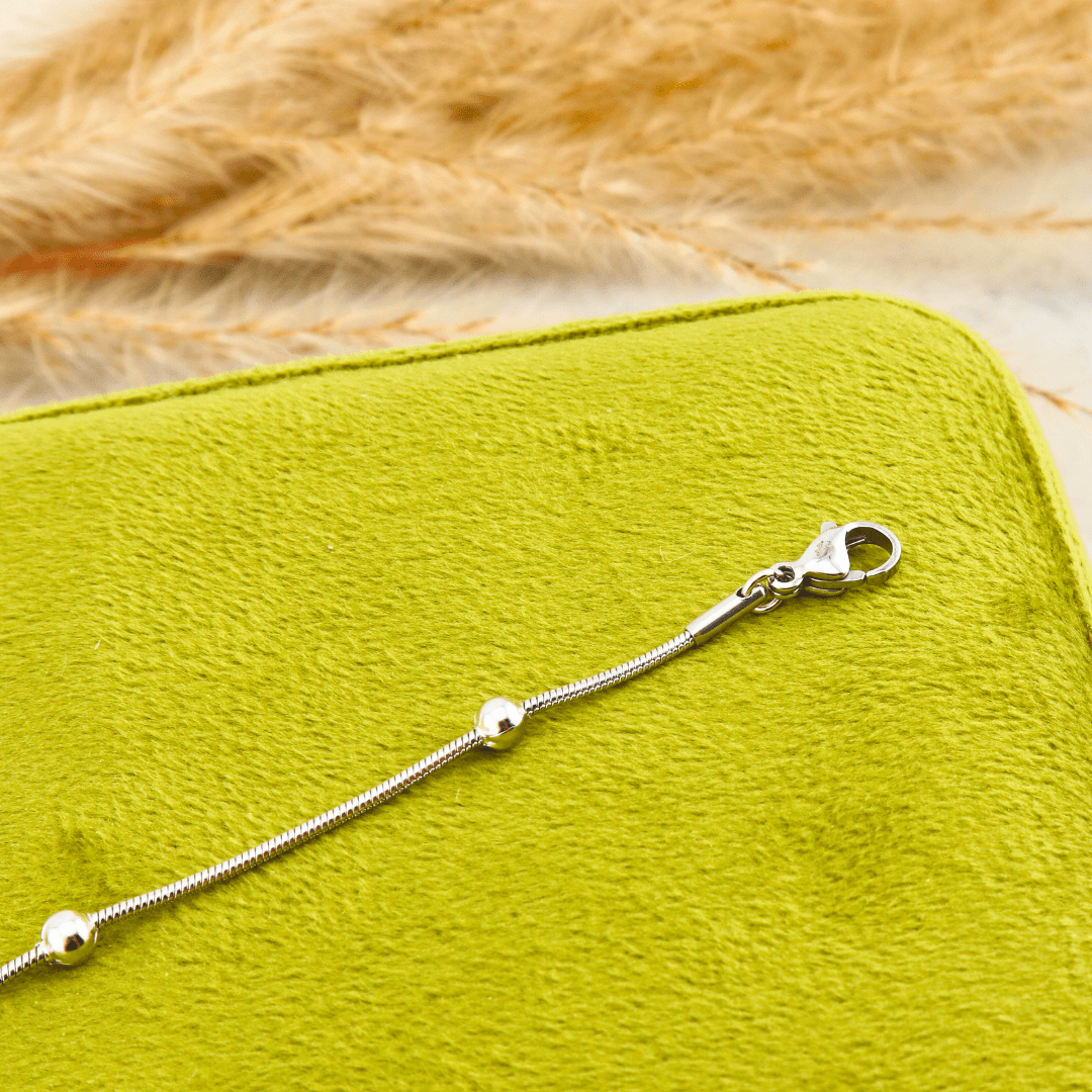 Mathieu Blanchard Bracelets de cheville Bracelet de cheville Billes en acier