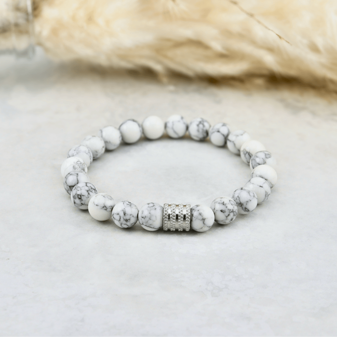 Mathieu Blanchard Bracelet La Force Turquoise Blanc