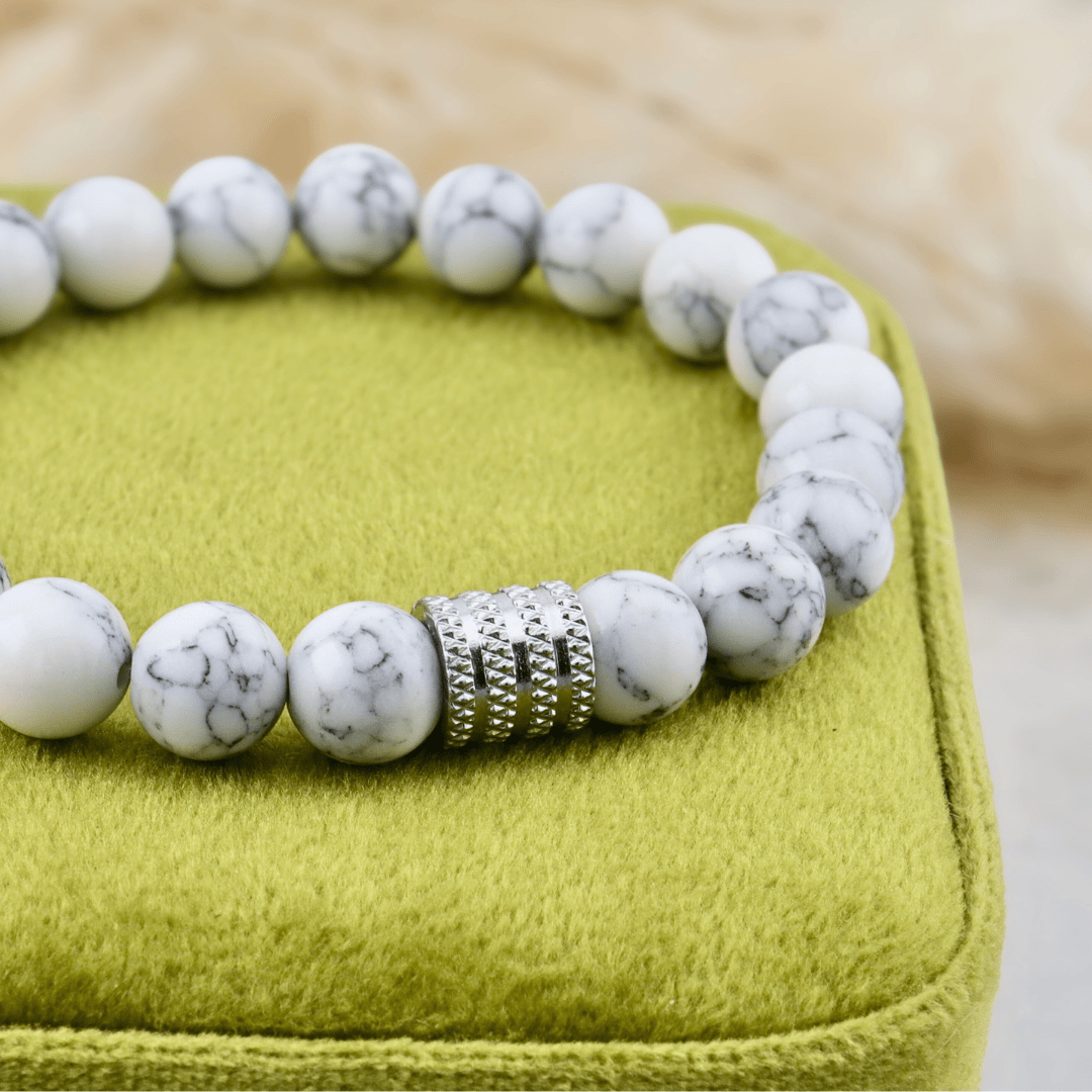 Mathieu Blanchard Bracelet La Force Turquoise Blanc