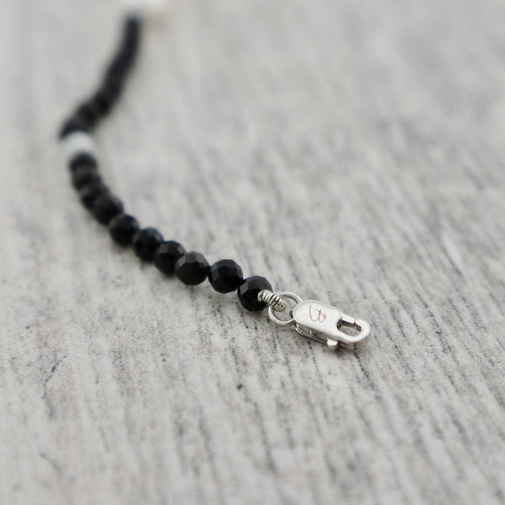 Mathieu Blanchard Bracelet Nuance en perles, spinels, aigues-marines et argent sterling