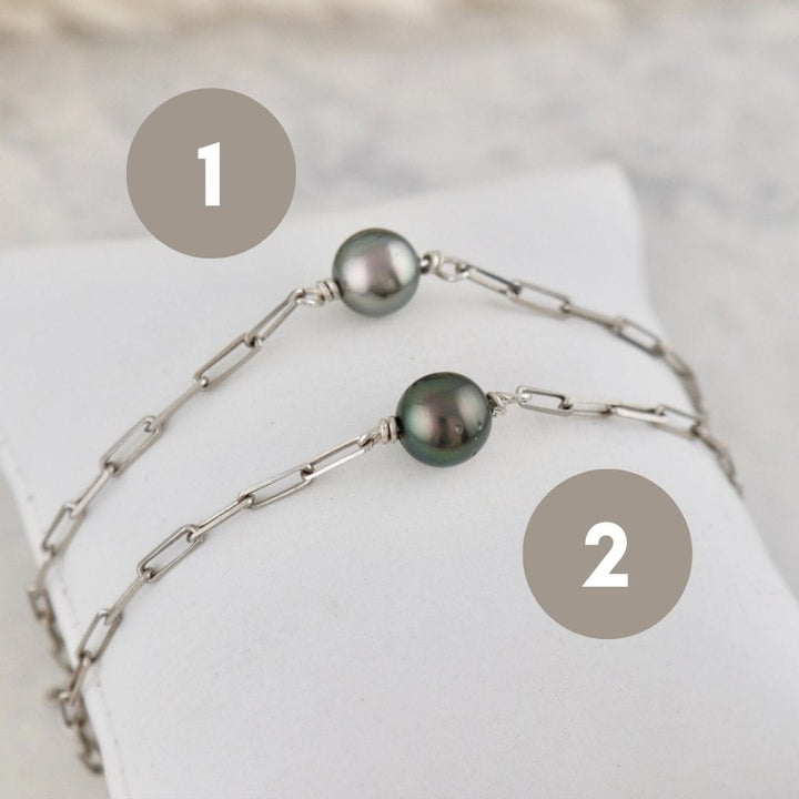 Bracelet Oceania et perle de Tahiti en argent sterling Mathieu Blanchard Bracelets Bracelet en argent sterling et perle de Tahiti | Mathieu Blanchard Mathieu Blanchard Joaillerie