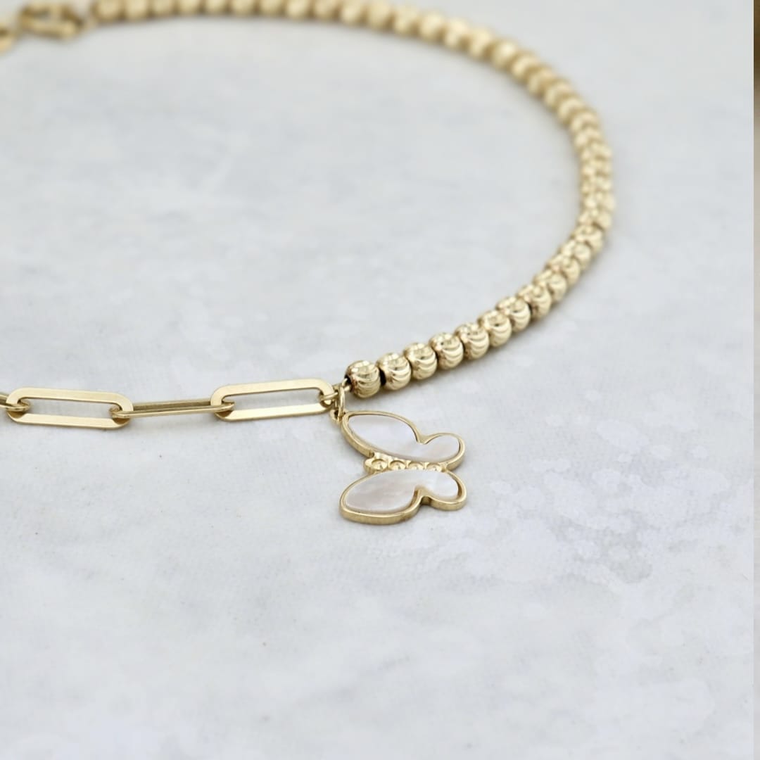 Mathieu Blanchard Joaillerie Bracelet Papillon en or 10K