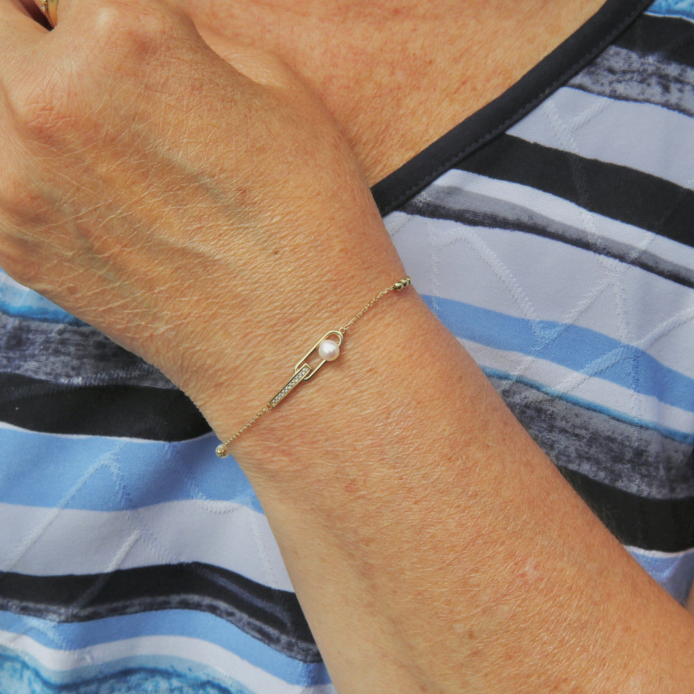 Mathieu Blanchard Joaillerie Bracelet Perles en or 10K