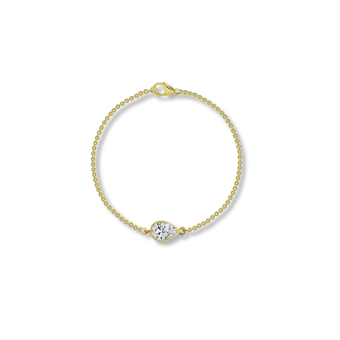 Bracelet réversible Goutte Diamants 0.22 ctw en or jaune 14K Mathieu Blanchard Or jaune 14K / 7 pouces B7749.22.LAB Bracelet réversible Goutte Diamants 0.22 ctw en or jaune 14K Mathieu Blanchard Joaillerie