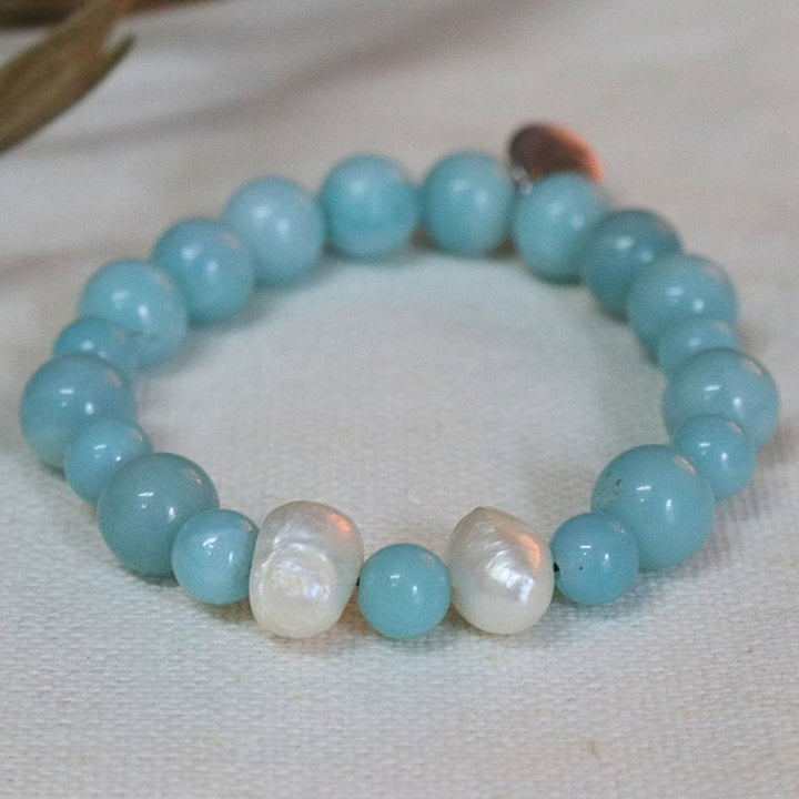 Mathieu Blanchard Bracelets 5.5 pouces Bracelet Trésor en quartz et perles