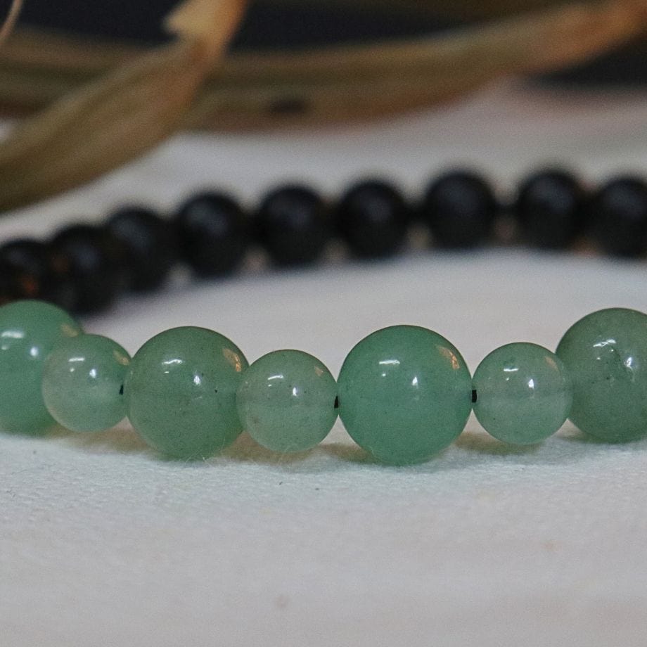 Mathieu Blanchard Bracelet Zack en onyx et aventurine
