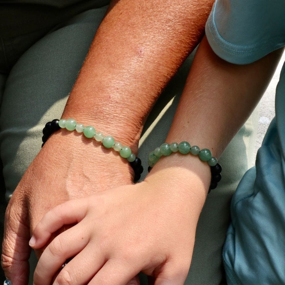 Mathieu Blanchard Bracelet Zack en onyx et aventurine