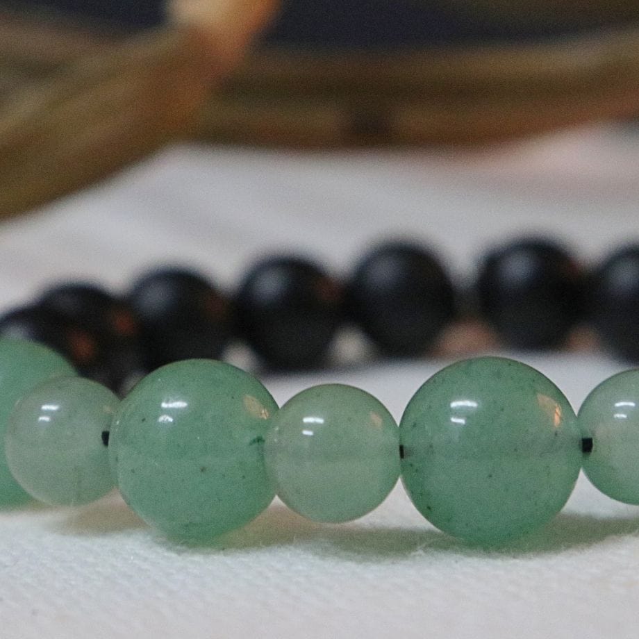 Mathieu Blanchard Bracelet Zack en onyx et aventurine