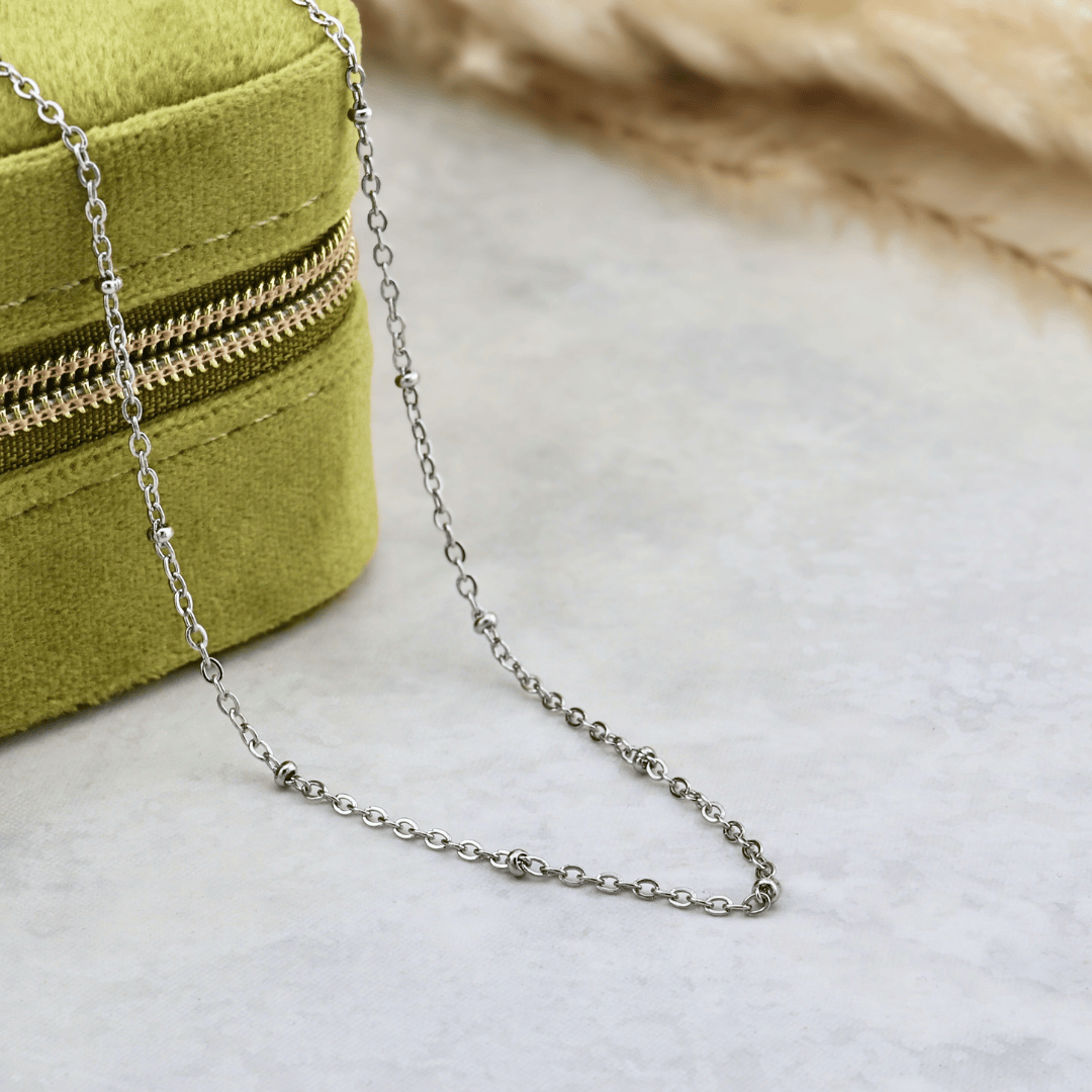 Mathieu Blanchard Colliers Chaine Billes en acier