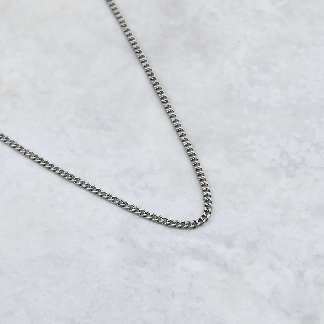 Chaîne Gourmette en acier inoxydable Mathieu Blanchard Collier Acier inoxydable PCHBAM10730S-18 Chaine Gourmette 1.8mm en acier inox | Mathieu Blanchard  Mathieu Blanchard Joaillerie