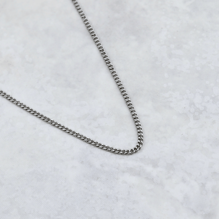 Chaîne Gourmette en acier inoxydable Mathieu Blanchard Collier Acier inoxydable PCHBAM10730S-18 Chaine Gourmette 1.8mm en acier inox | Mathieu Blanchard  Mathieu Blanchard Joaillerie