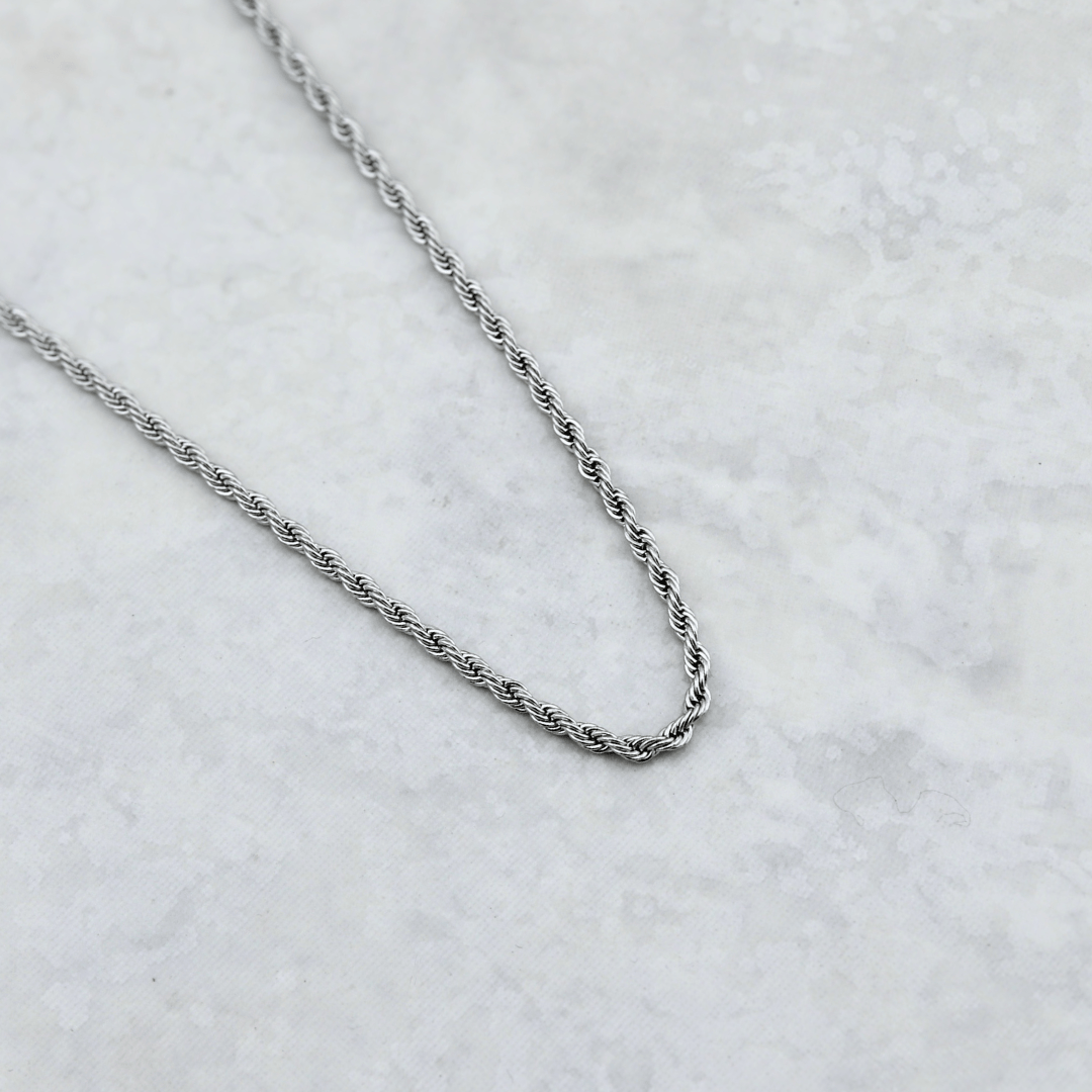Chaîne Torsade en acier inoxydable Mathieu Blanchard Collier Acier inoxydable PCHM17371S Chaine Torsade 2mm en acier inox | Mathieu Blanchard Mathieu Blanchard Joaillerie