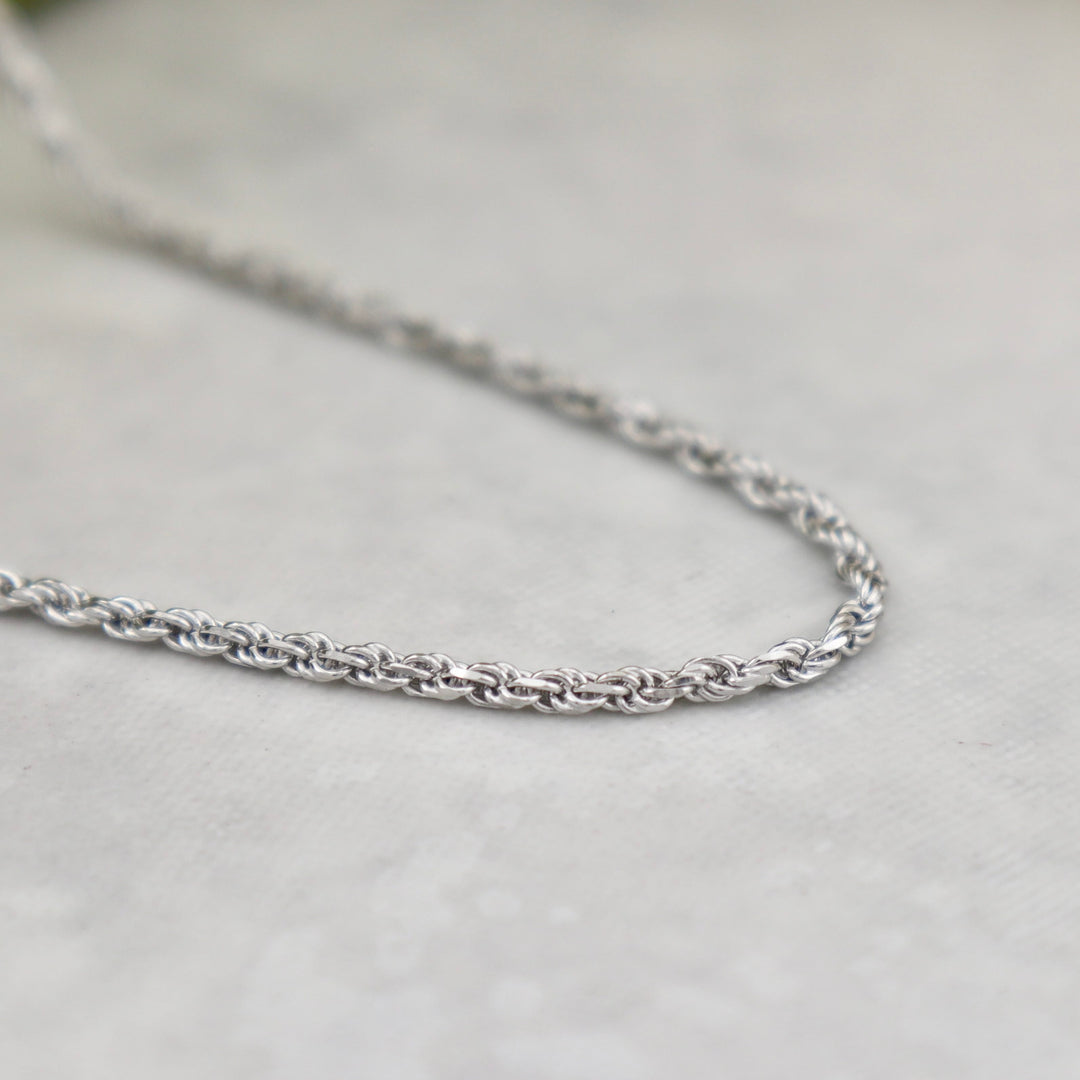 Chaîne Torsade en argent sterling - Colliers Chaine Torsade 1.45mm en argent sterling | Mathieu Blanchard Mathieu Blanchard Joaillerie