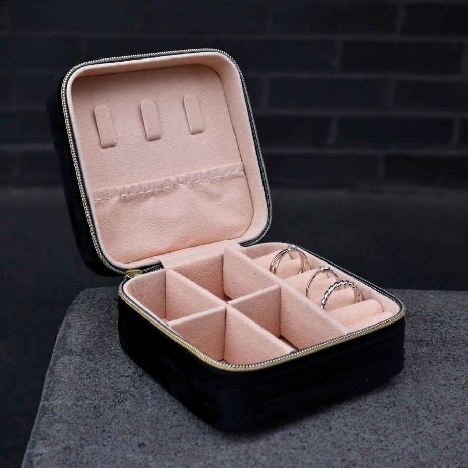 Mathieu Blanchard Noir Coffret à bijoux noir