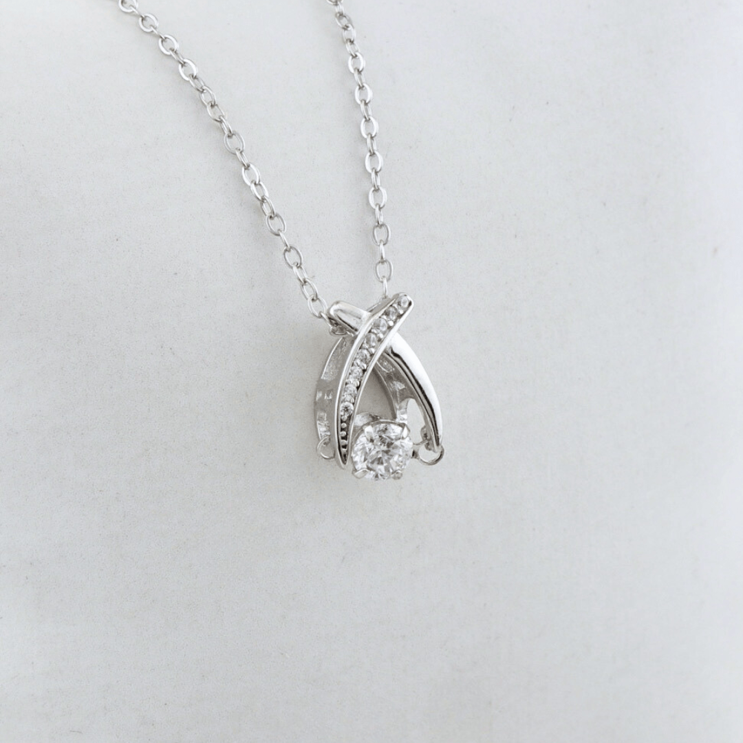 Collier Arche en argent sterling Mathieu Blanchard Pendants Argent / Argent sterling PCOAM12894S Collier avec pierre centrale en mouvement | Mathieu Blanchard Mathieu Blanchard Joaillerie