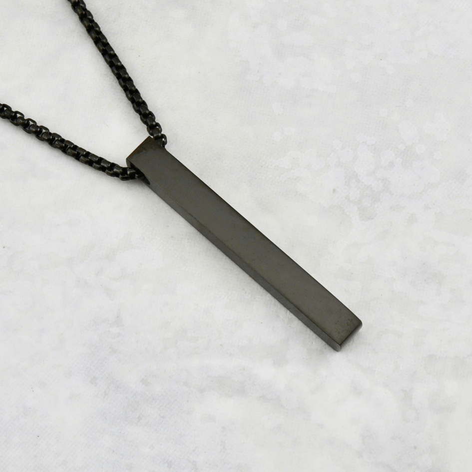 Collier Barre La Force en acier inoxydable Mathieu Blanchard Collier Collier Barre La Force en acier inox | Collection La Force Mathieu Blanchard Joaillerie