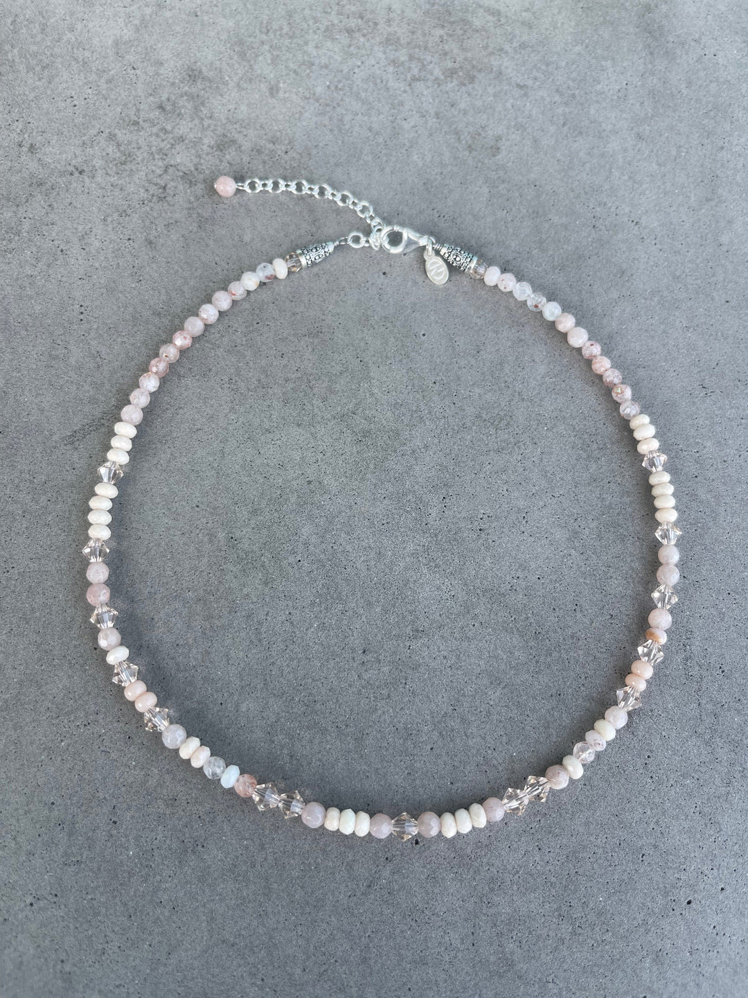 Caroline Néron Colliers Collier Bella en argent sterling et quartz rose