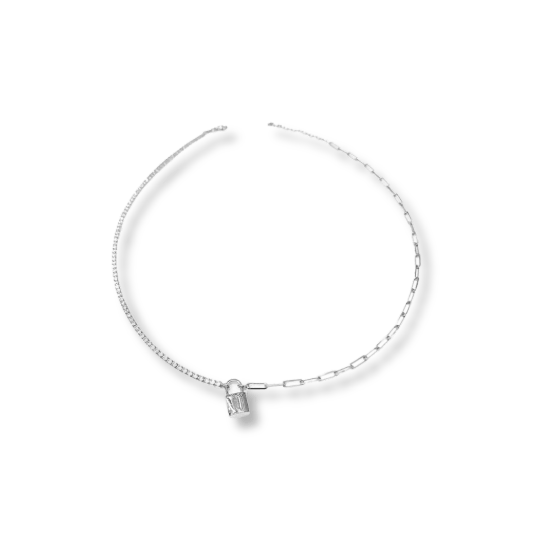 Mathieu Blanchard Collier Cadenas Tennis - Argent sterling