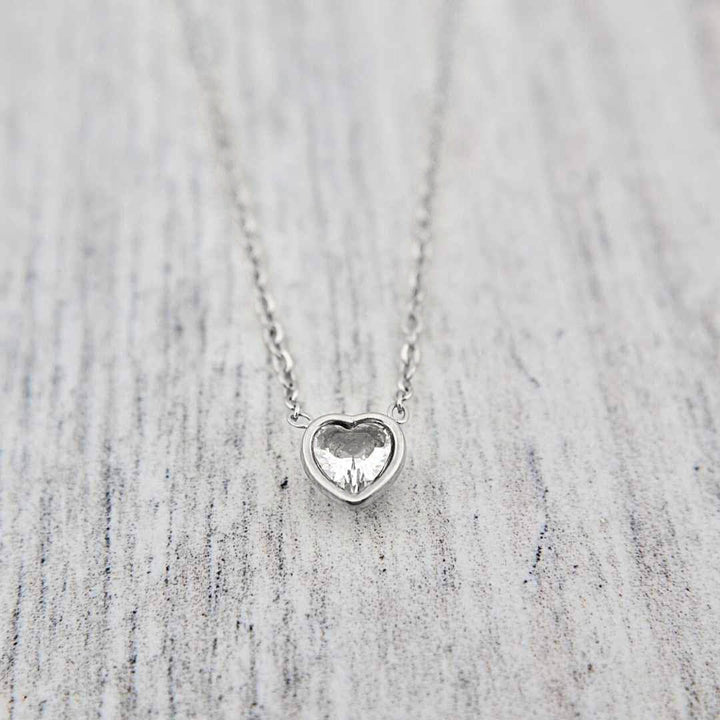 Mathieu Blanchard Pendants Argent Collier Coeur en acier