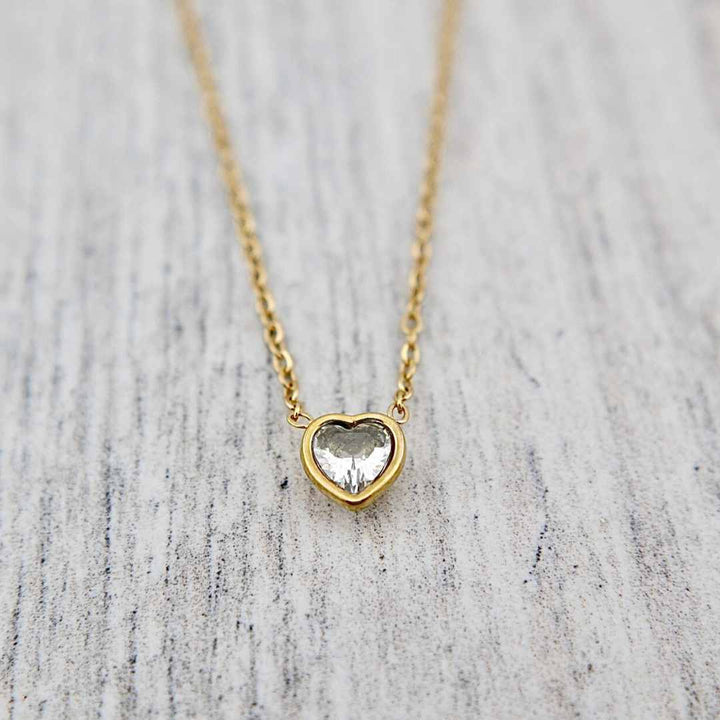 Mathieu Blanchard Pendants Collier Coeur en acier