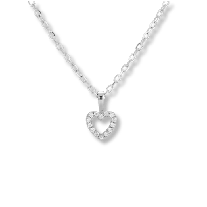 Mathieu Blanchard Collier Coeur en argent sterling