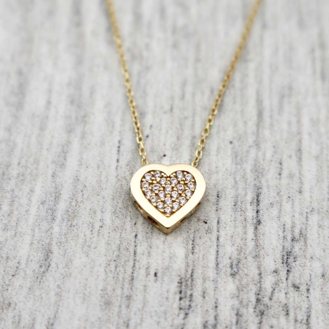 - Colliers Collier Coeur en or 10K