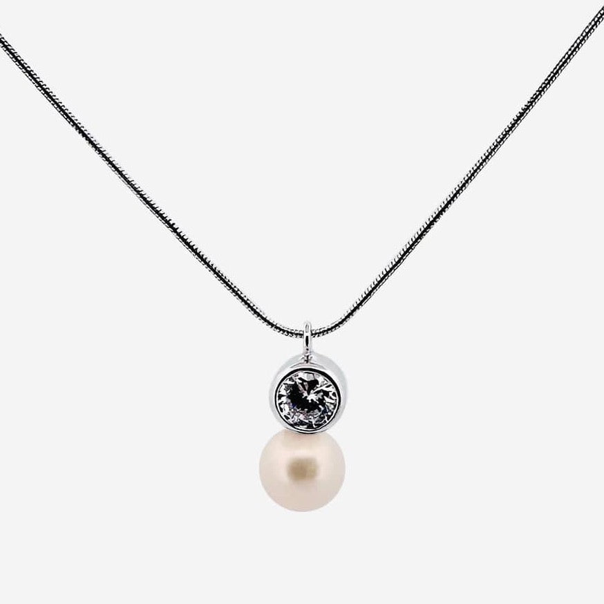 Jean Bastien Collier Contraste en argent sterling