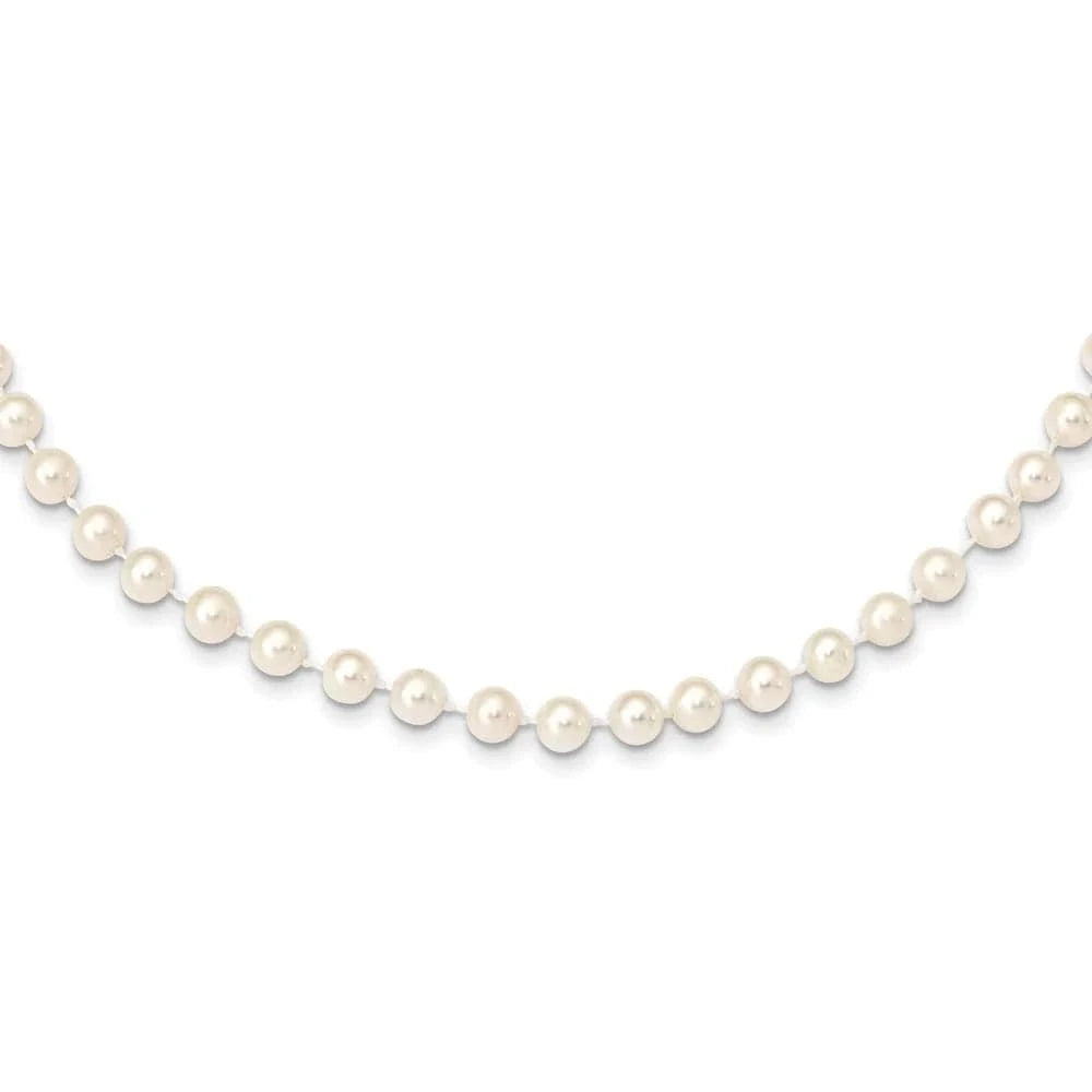 Mathieu Blanchard Joaillerie Collier de perles 5.5 mm et or 14K