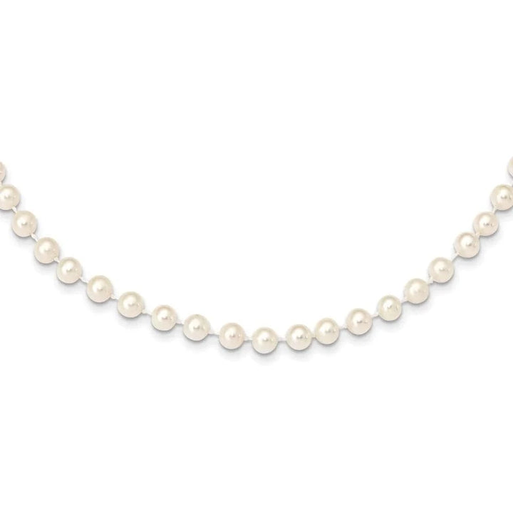 Mathieu Blanchard Joaillerie Collier de perles 5.5 mm et or 14K