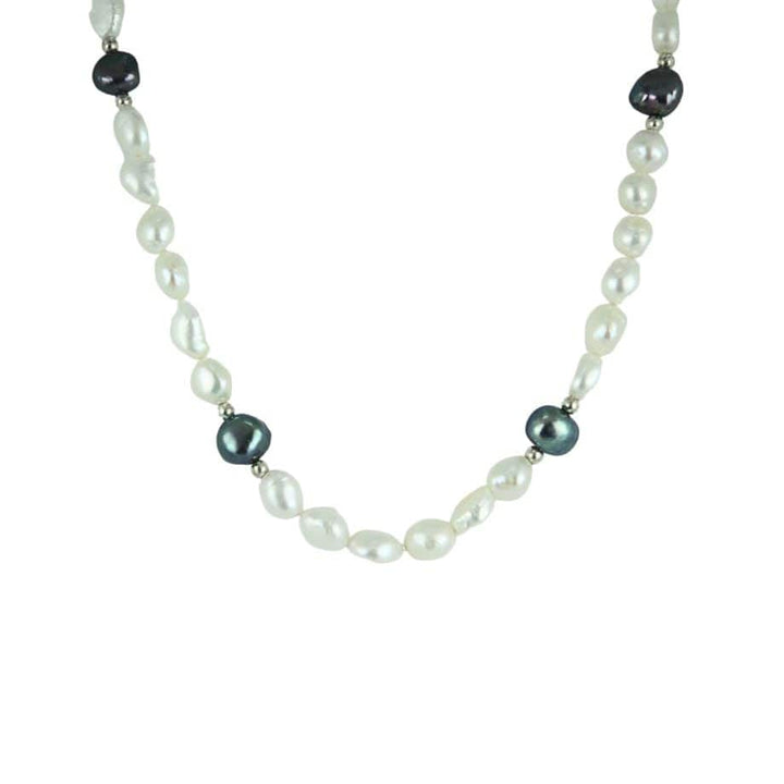 Mathieu Blanchard Collier de perles baroques Sérénité et argent sterling