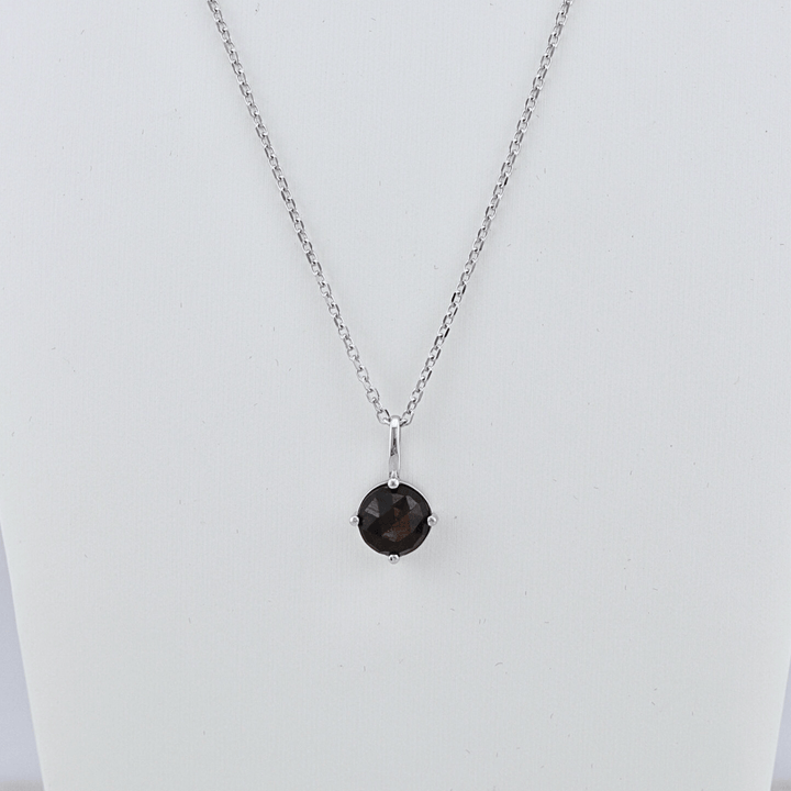 Collier et Saphir Doré en argent sterling Mathieu Blanchard Collier Argent sterling Collier en argent sterling et Saphir Doré | Mathieu Blanchard Mathieu Blanchard Joaillerie