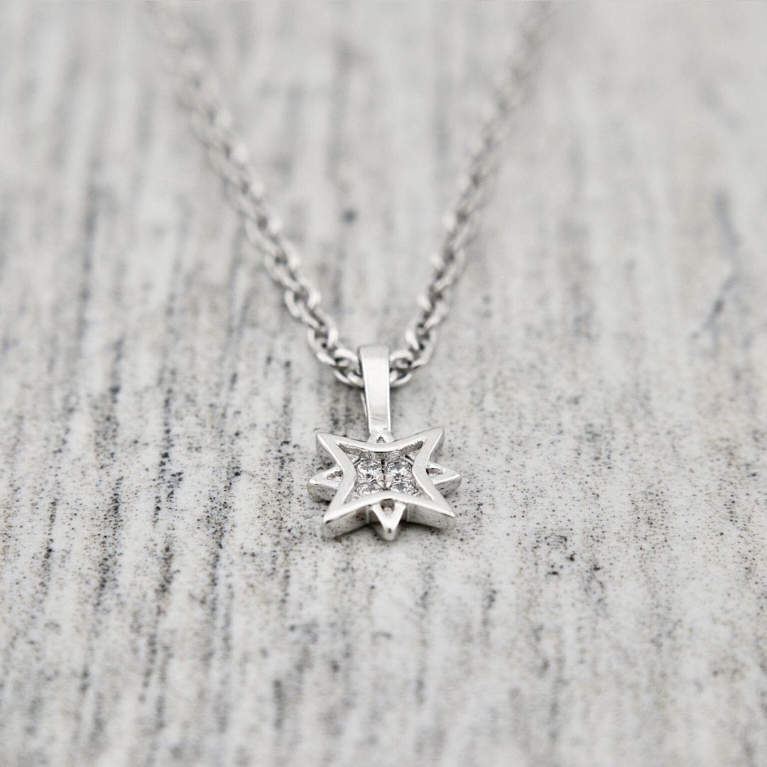 Mathieu Blanchard Collier Étoile du Nord en argent sterling